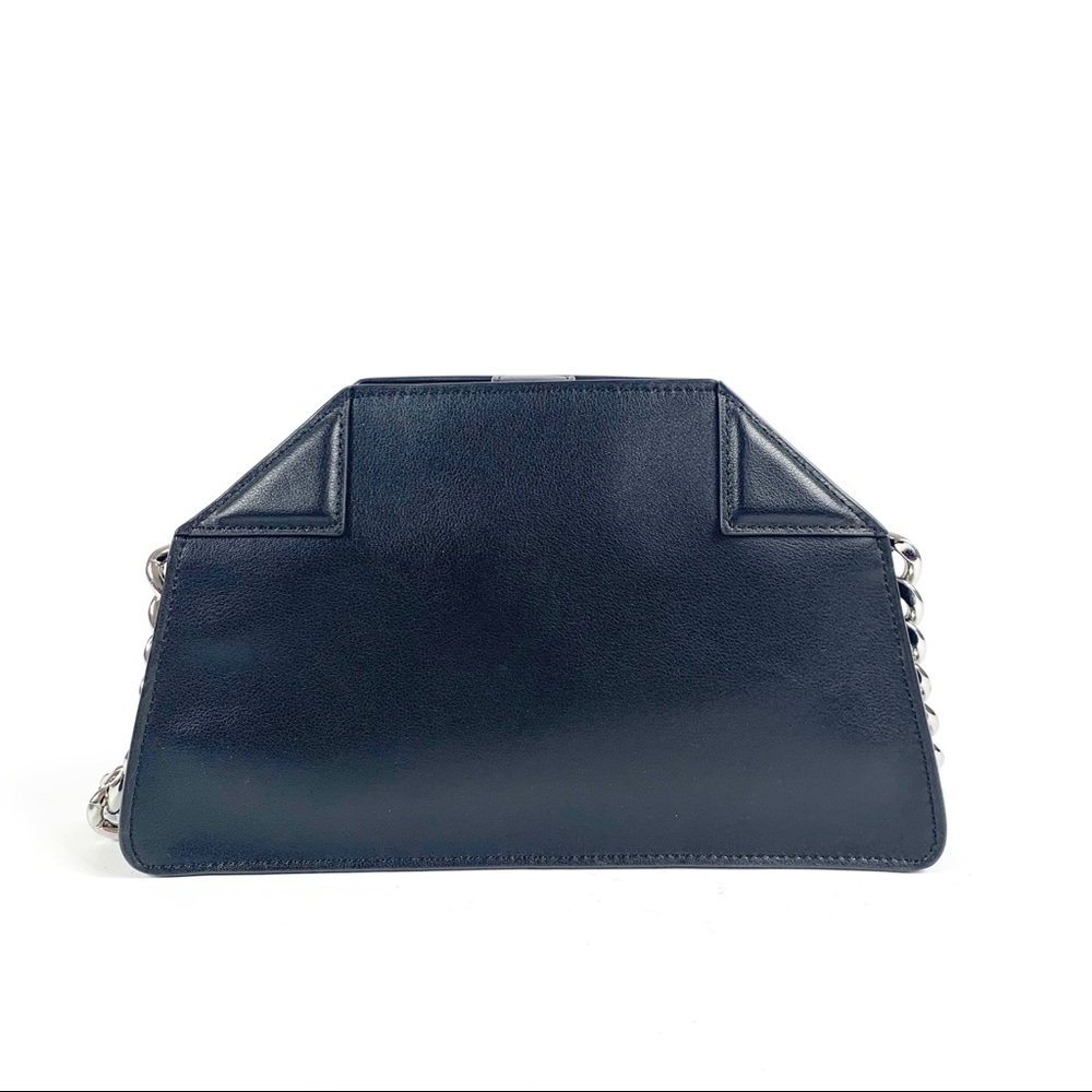 Halston Heritage Leather Crossbody Black Bag NWT - Picture 3 of 7